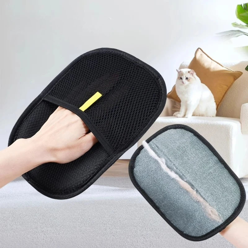 Pet Hair Removal Mitt - Reusable Dog & Cat Fur Remover Grooming Glove