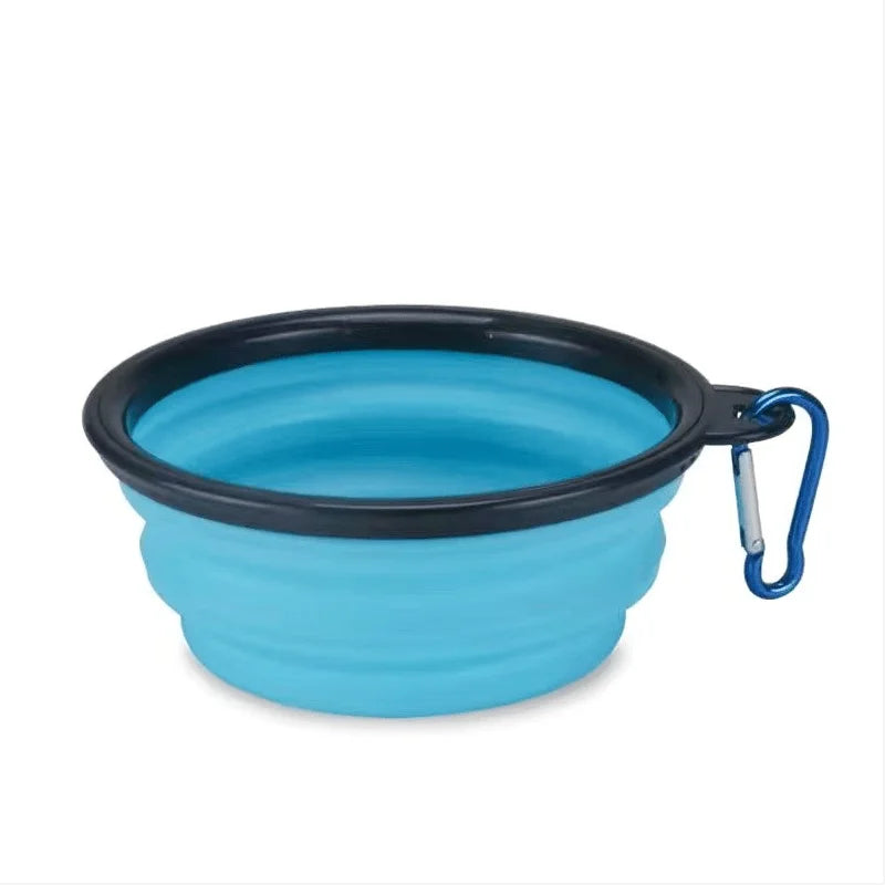 Collapsible Dog Travel Bowl - Portable Foldable Food & Water Bowl for Dogs