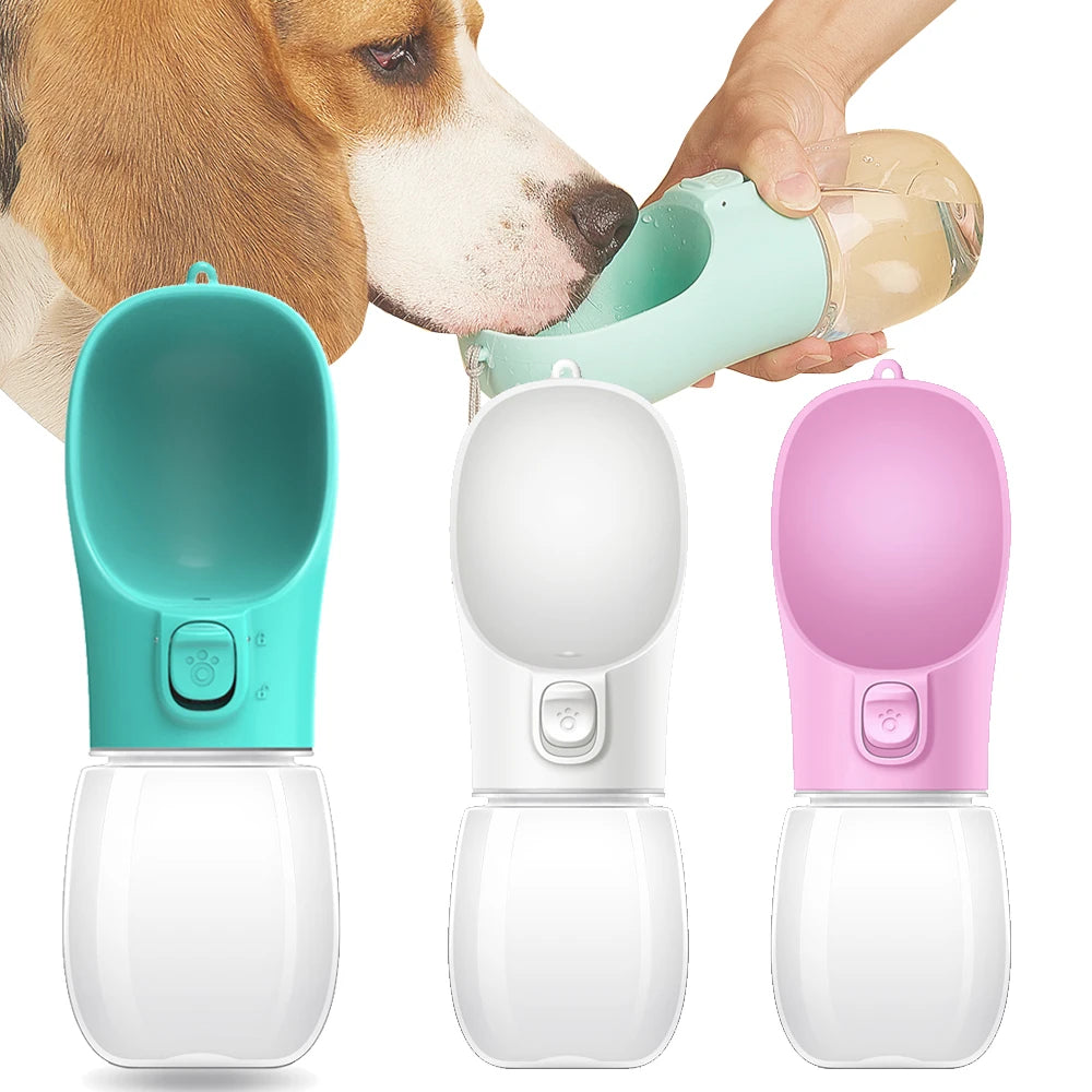 Portable Dog Water Bottle - Leakproof Travel Water Dispenser for Dogs & Cats