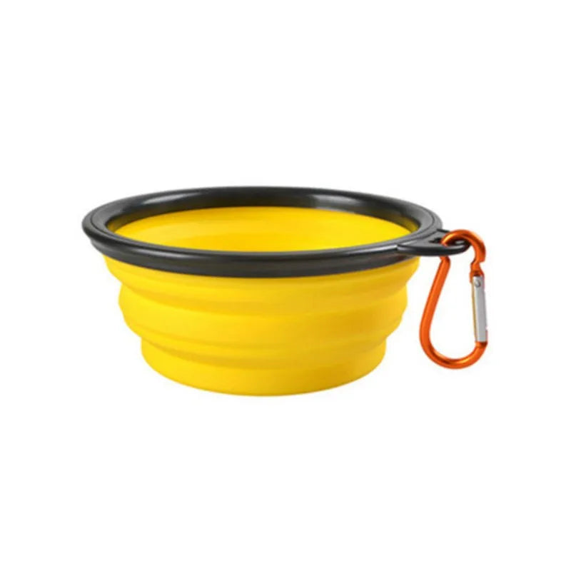 Collapsible Dog Travel Bowl - Portable Foldable Food & Water Bowl for Dogs