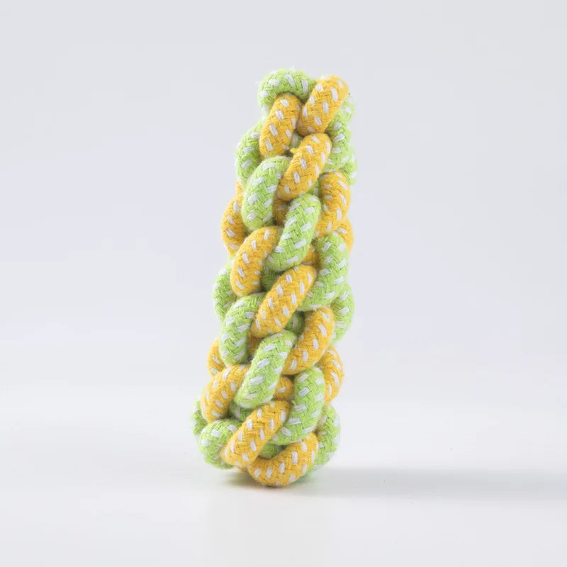 Interactive Cotton Rope Dog Toy - Chew & Tug Toy for Small & Large Do