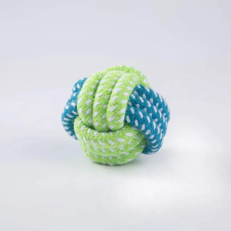 Interactive Cotton Rope Dog Toy - Chew & Tug Toy for Small & Large Do