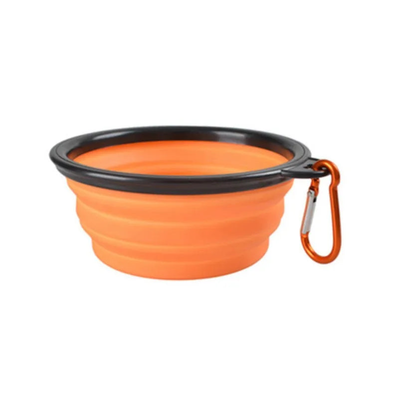 Collapsible Dog Travel Bowl - Portable Foldable Food & Water Bowl for Dogs
