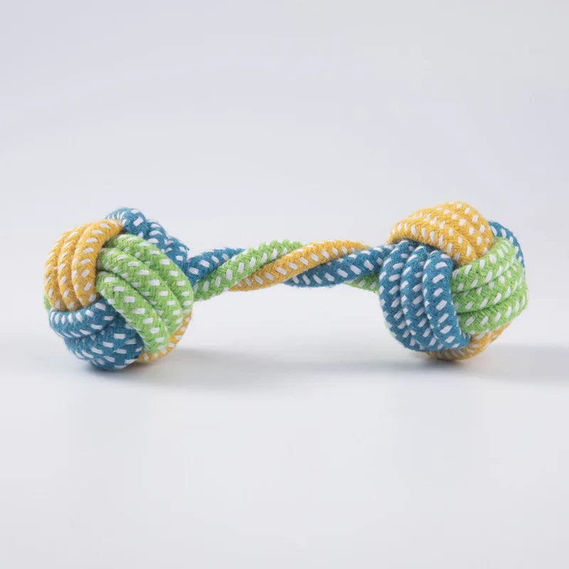 Interactive Cotton Rope Dog Toy - Chew & Tug Toy for Small & Large Do