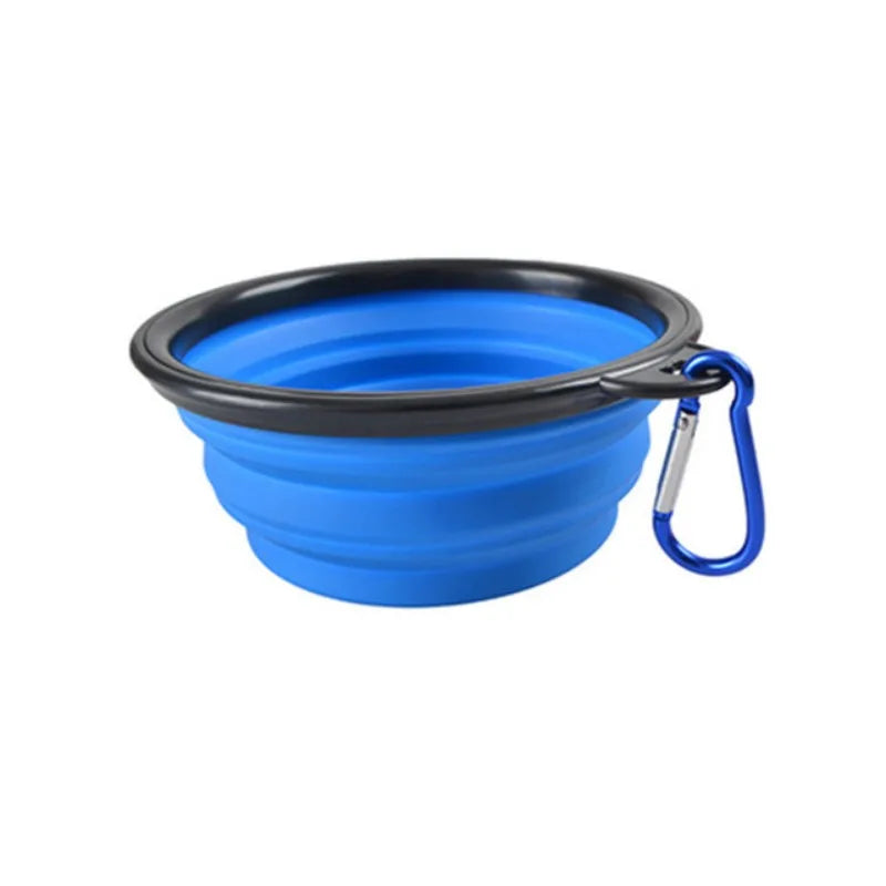 Collapsible Dog Travel Bowl - Portable Foldable Food & Water Bowl for Dogs