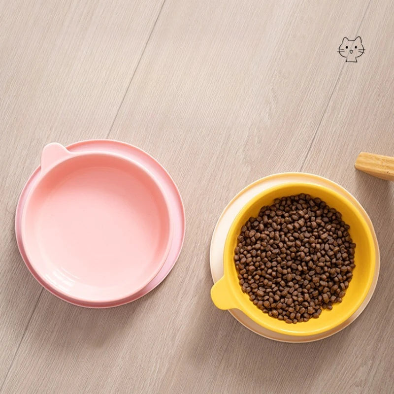 Round Pet Placemat - Non-Slip Rubber Bowl Mat for Dogs & Cats