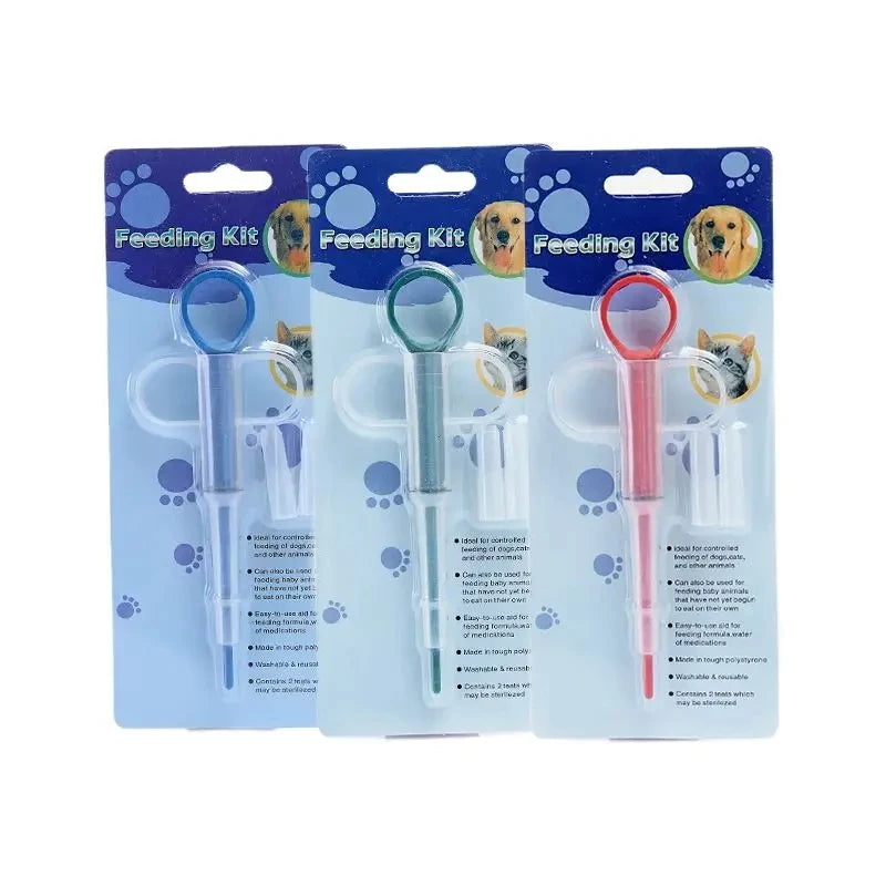 Pet Medicine Feeder - Easy Pill & Liquid Dispenser for Dogs & Cats