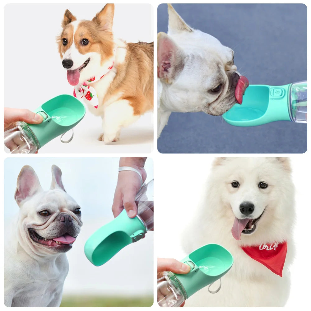 Portable Dog Water Bottle - Leakproof Travel Water Dispenser for Dogs & Cats