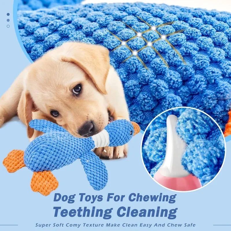 Plush Squeaky Dog Toy - Interactive Chew Toy for Cats & Dogs