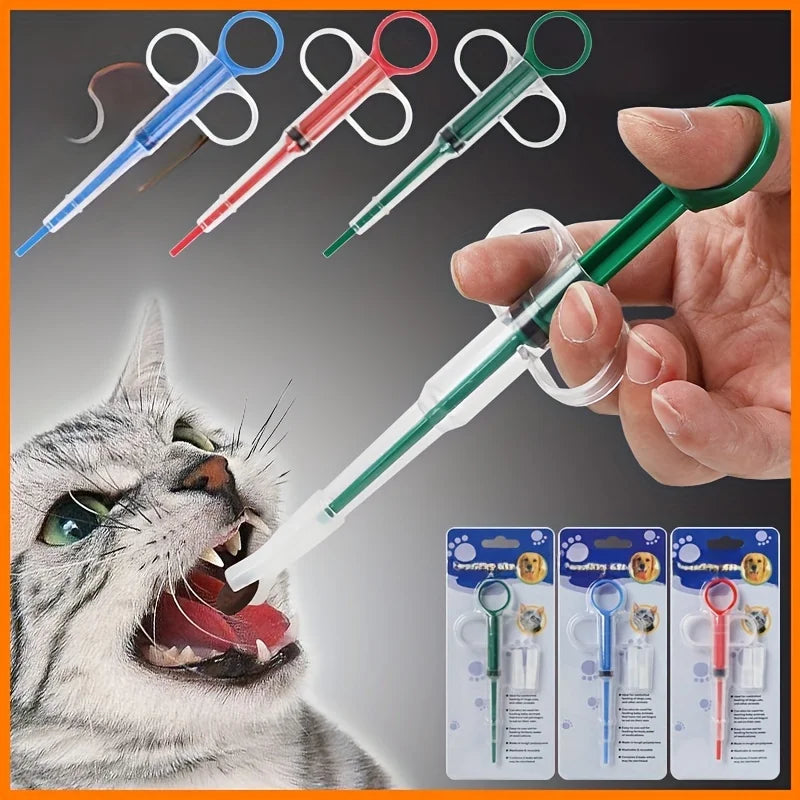 Pet Medicine Feeder - Easy Pill & Liquid Dispenser for Dogs & Cats