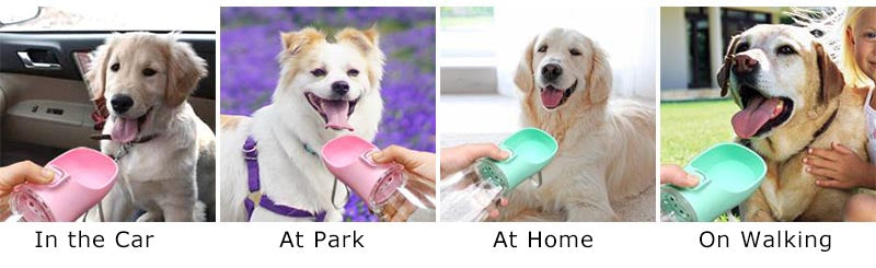 Portable Dog Water Bottle - Leakproof Travel Water Dispenser for Dogs & Cats