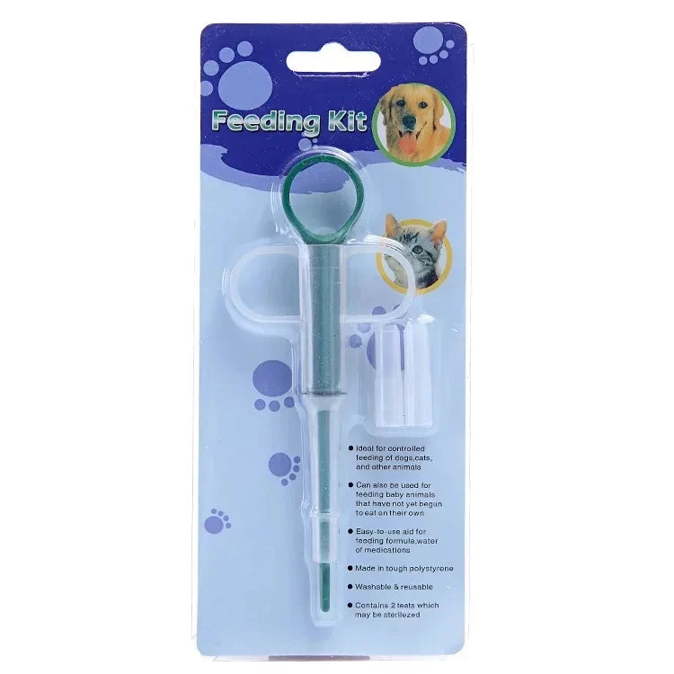 Pet Medicine Feeder - Easy Pill & Liquid Dispenser for Dogs & Cats