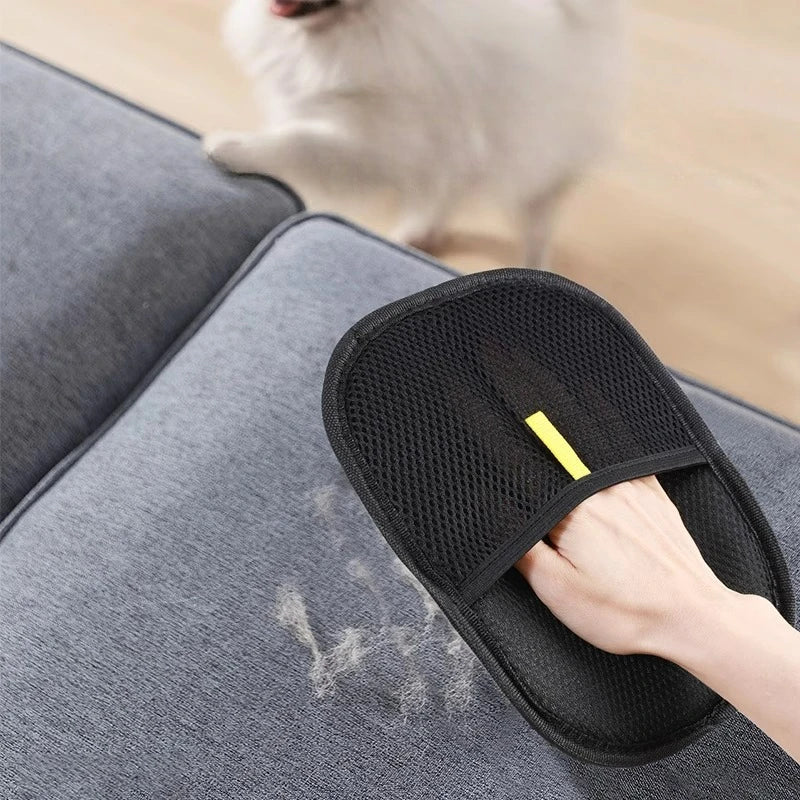 Pet Hair Removal Mitt - Reusable Dog & Cat Fur Remover Grooming Glove