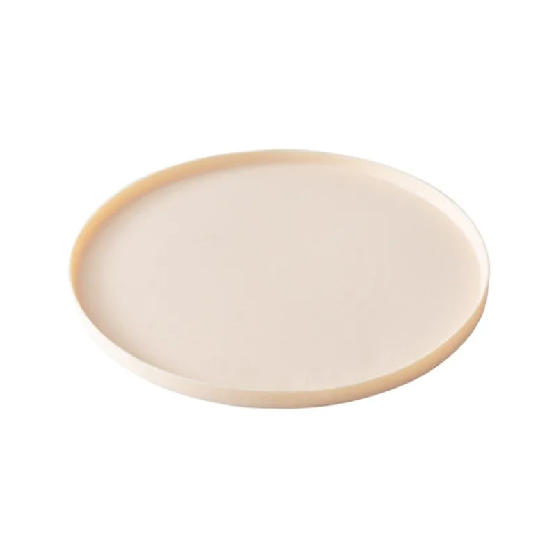 Round Pet Placemat - Non-Slip Rubber Bowl Mat for Dogs & Cats