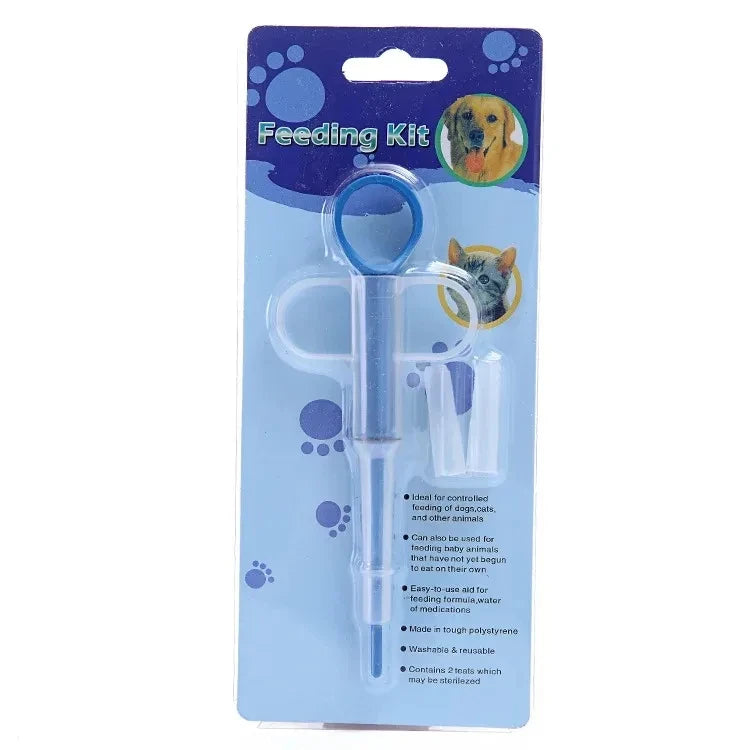 Pet Medicine Feeder - Easy Pill & Liquid Dispenser for Dogs & Cats