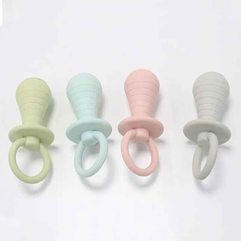 Dog Pacifier Chew Toy - Funny Rubber Teething Toy for Puppies & Dogs