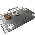 Non-Slip Pet Feeding Mat - Waterproof Food & Water Bowl Mat for Dogs & Cats