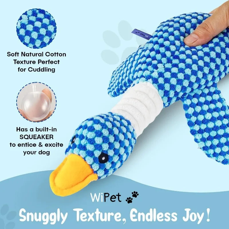 Plush Squeaky Dog Toy - Interactive Chew Toy for Cats & Dogs