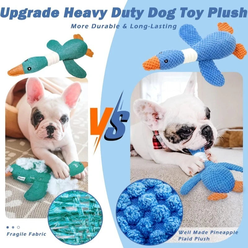 Plush Squeaky Dog Toy - Interactive Chew Toy for Cats & Dogs