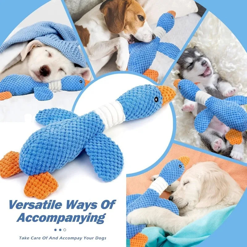 Plush Squeaky Dog Toy - Interactive Chew Toy for Cats & Dogs