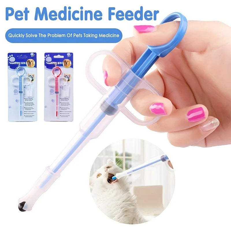 Pet Medicine Feeder - Easy Pill & Liquid Dispenser for Dogs & Cats