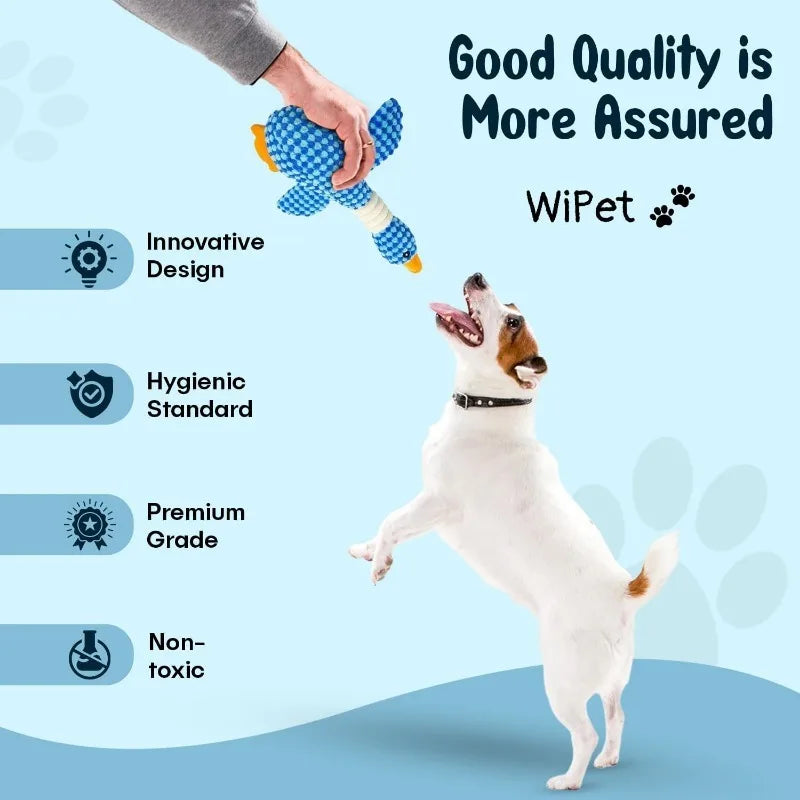 Plush Squeaky Dog Toy - Interactive Chew Toy for Cats & Dogs