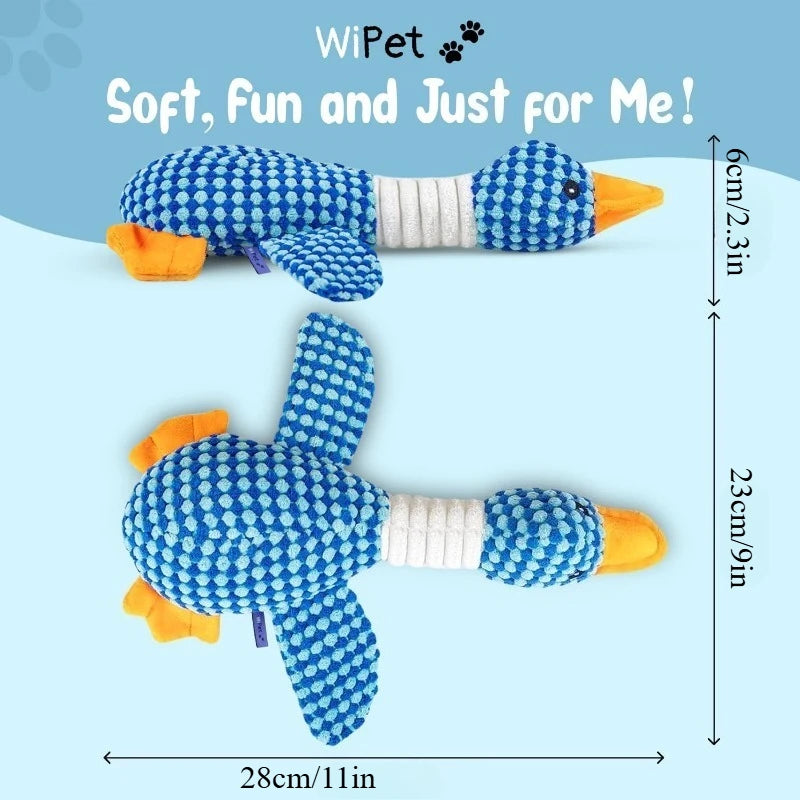 Plush Squeaky Dog Toy - Interactive Chew Toy for Cats & Dogs