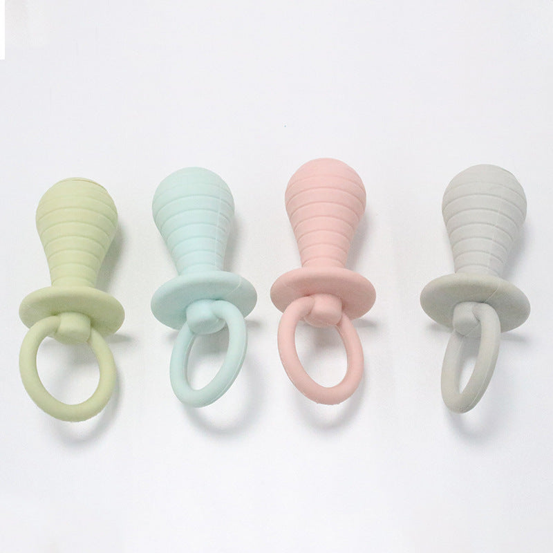 Dog Pacifier Chew Toy - Funny Rubber Teething Toy for Puppies & Dogs
