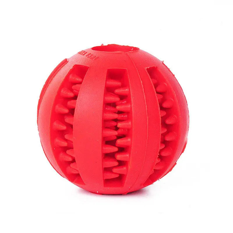 Dog Treat Ball Toy - Interactive Food Feeder & Teeth Cleaner for Dogs