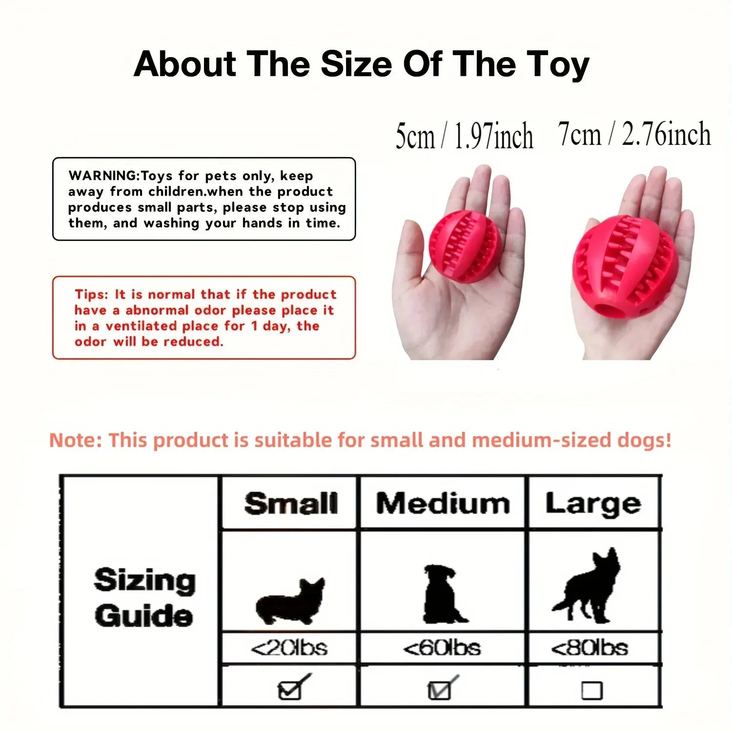 Dog Treat Ball Toy - Interactive Food Feeder & Teeth Cleaner for Dogs
