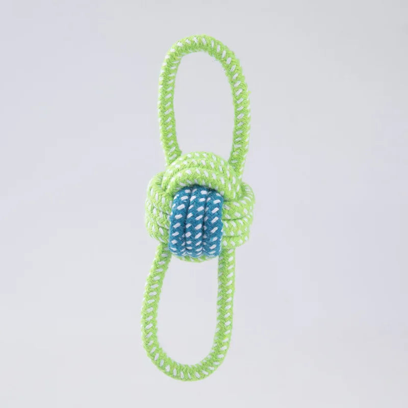 Interactive Cotton Rope Dog Toy - Chew & Tug Toy for Small & Large Do