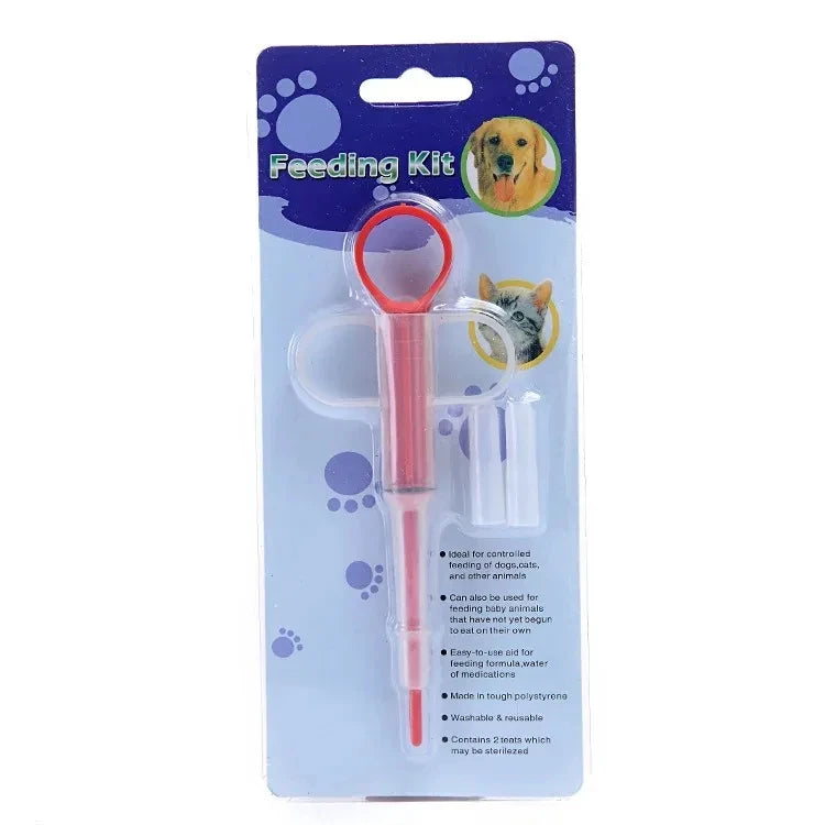 Pet Medicine Feeder - Easy Pill & Liquid Dispenser for Dogs & Cats