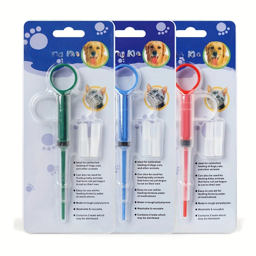 Pet Medicine Feeder - Easy Pill & Liquid Dispenser for Dogs & Cats